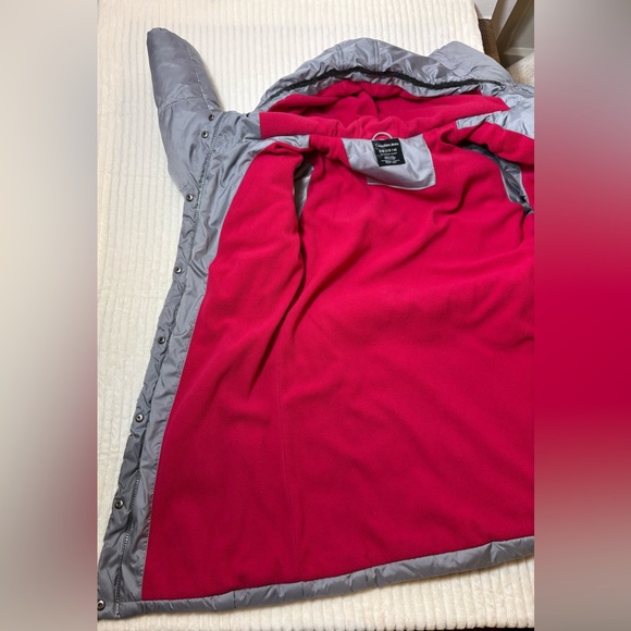 CALVIN KLEIN Kids' Big Girls SZ Large 12- 14 Aerial Jacket Gray Color - Picture 8 of 15